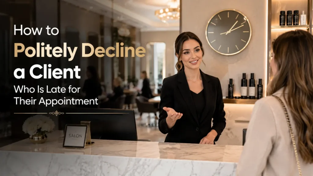 Salon Late Policy: Politely Decline a Client Who Is Late