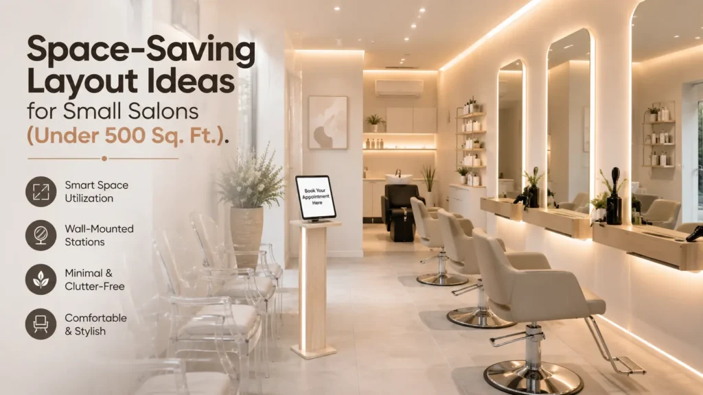 Small Salon Layout: Best Space-Saving Ideas 500 Sq Ft