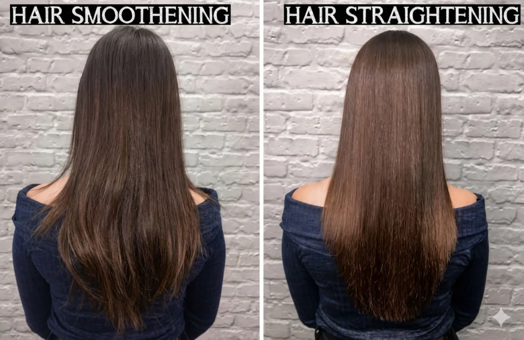 Hair Smoothening vs. Straightening: What’s the Difference?