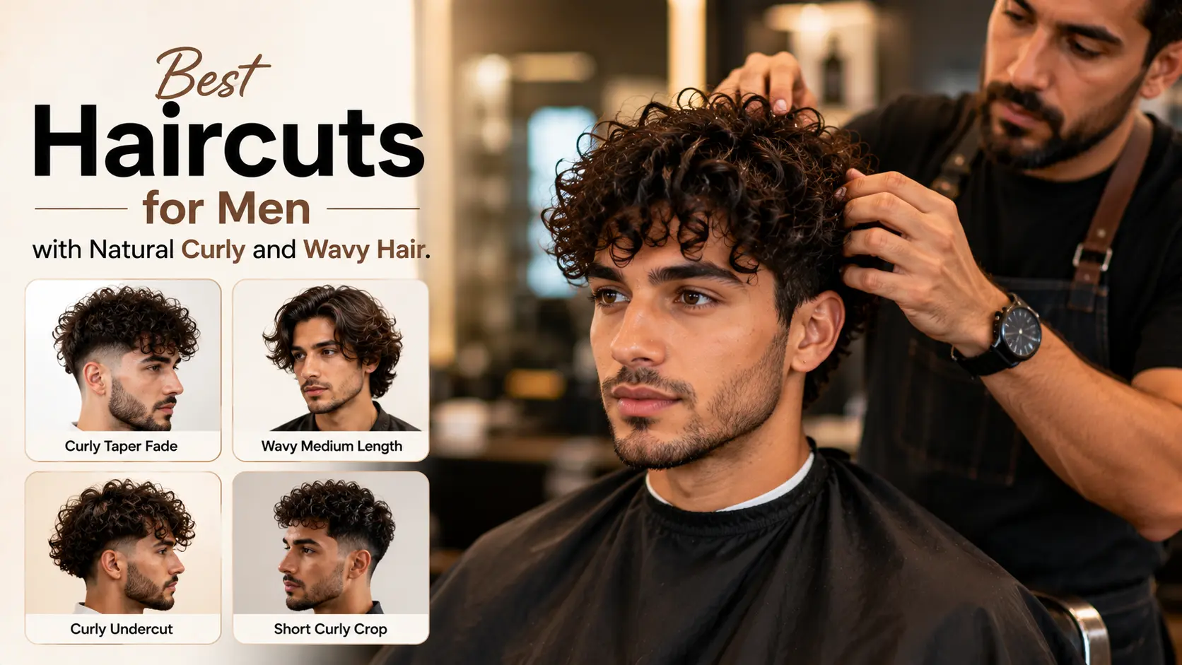 Men curly hairstyles: Best Haircuts for Men with Natural Curly and Wavy Hair